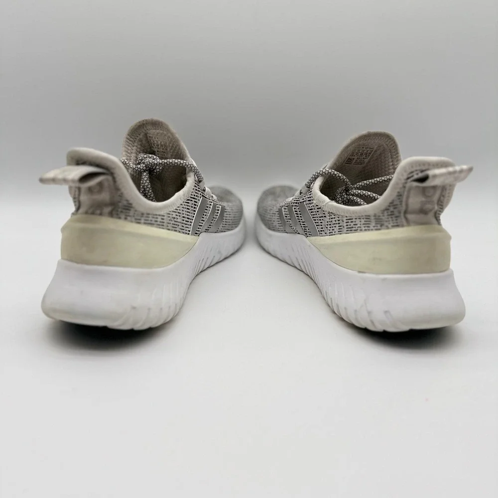 Adidas Mens 13 Kaptir Cloudfoam Running Shoes Grey White EE9514